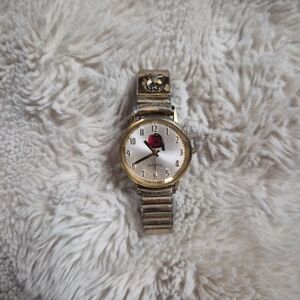 Vintage Helbros Watch Fez Hat Antioch 50141/2 Y561 Speidel USA Stretch Band Used